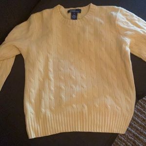 Ralph Lauren cable knit CASHMERE sweater. Gently used